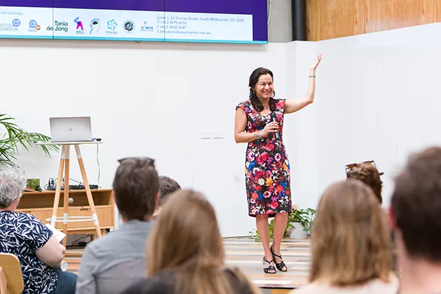 Tania de Jong as a Keynote speaker